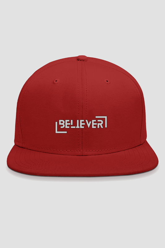 Believer Embroidery Snapback Cap