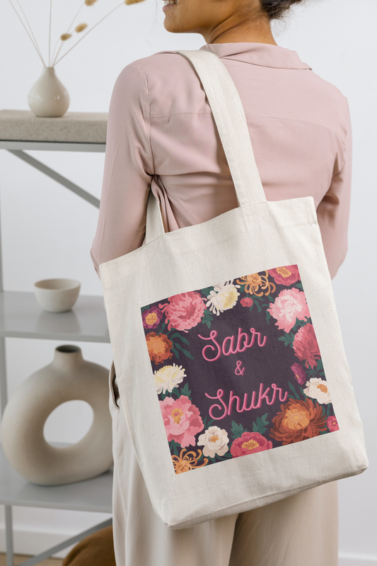 Sabr Shukr Tote Bag