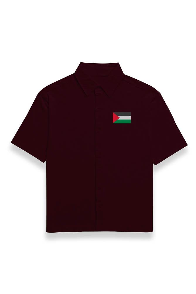 Palestine Flag Oversized Shirt