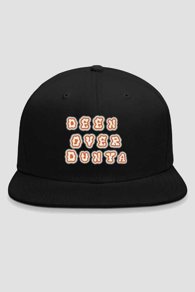 Deen Over Dunya Multicolor Embroidery Snapback Cap