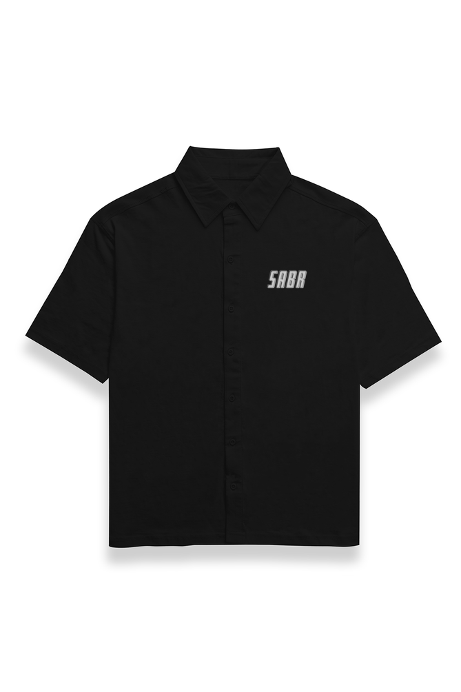 Sabr Embroidery Oversized Shirt