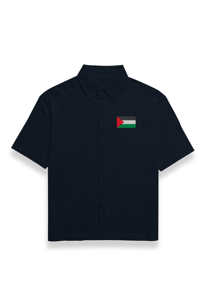 Palestine Flag Oversized Shirt