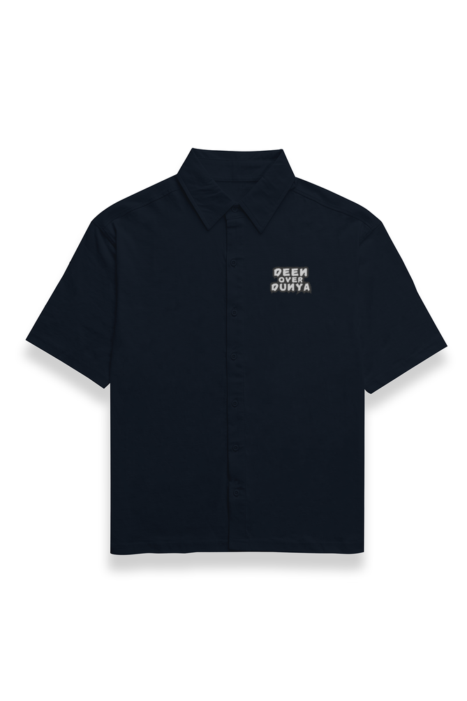 Deen Over Dunya BW Oversized Shirt