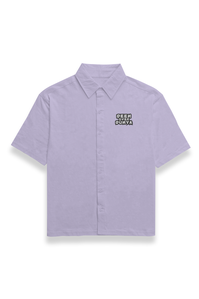 Deen Over Dunya BW Oversized Shirt