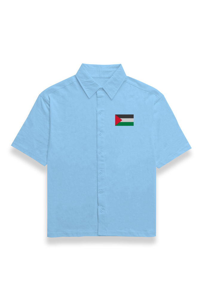 Palestine Flag Oversized Shirt