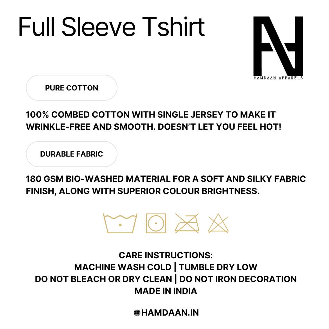 Hamdaan Solid Colors Full Sleeves