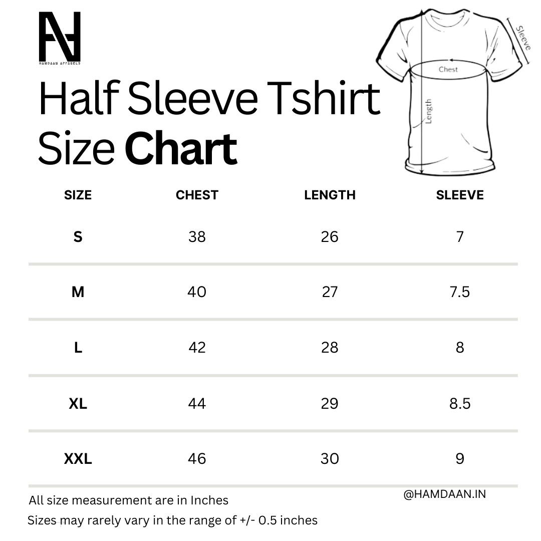 Hamdaan Solid Colors Half Sleeves