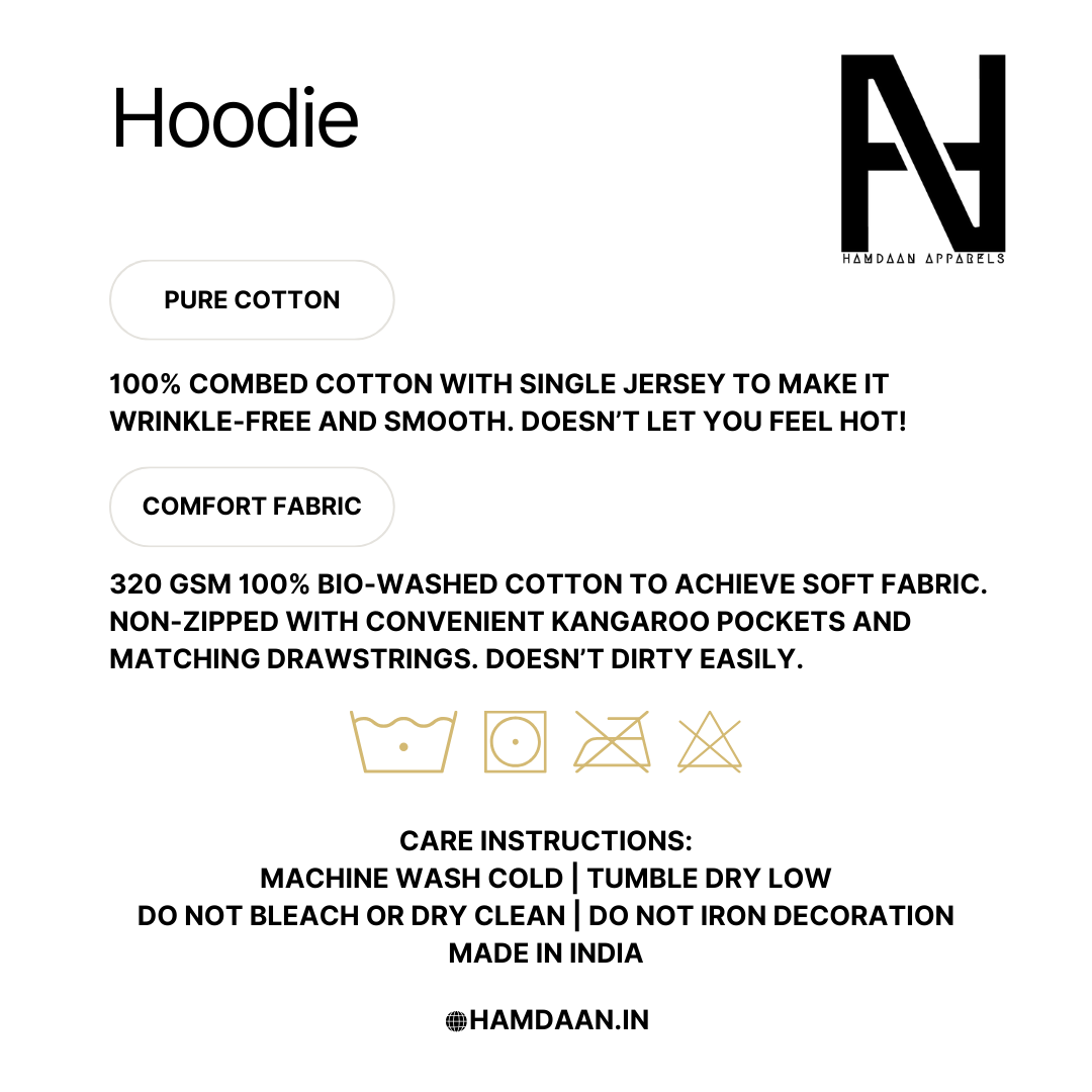 Hamdaan Solid Colors Hoodies