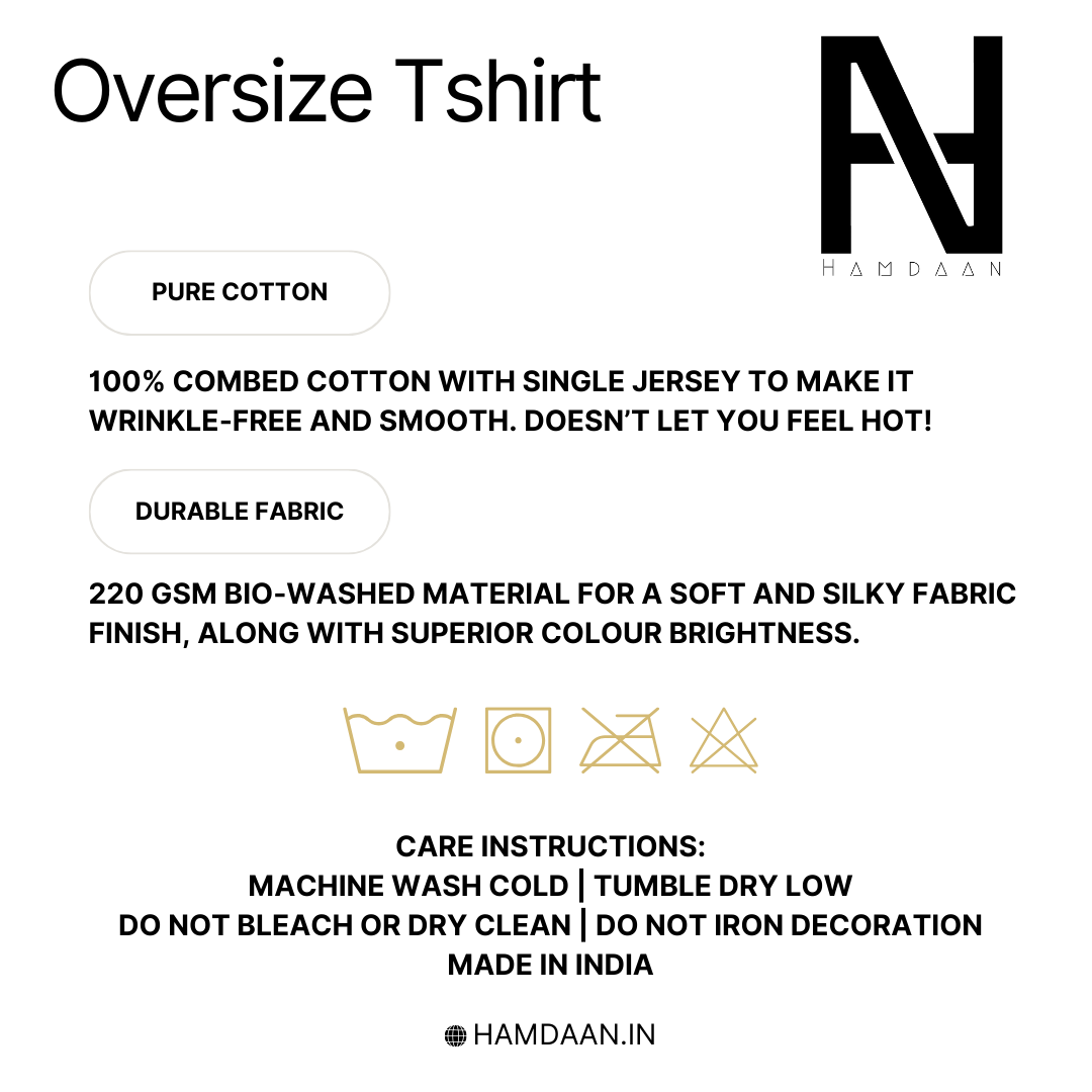 Pray Multicolor Oversized Tshirt