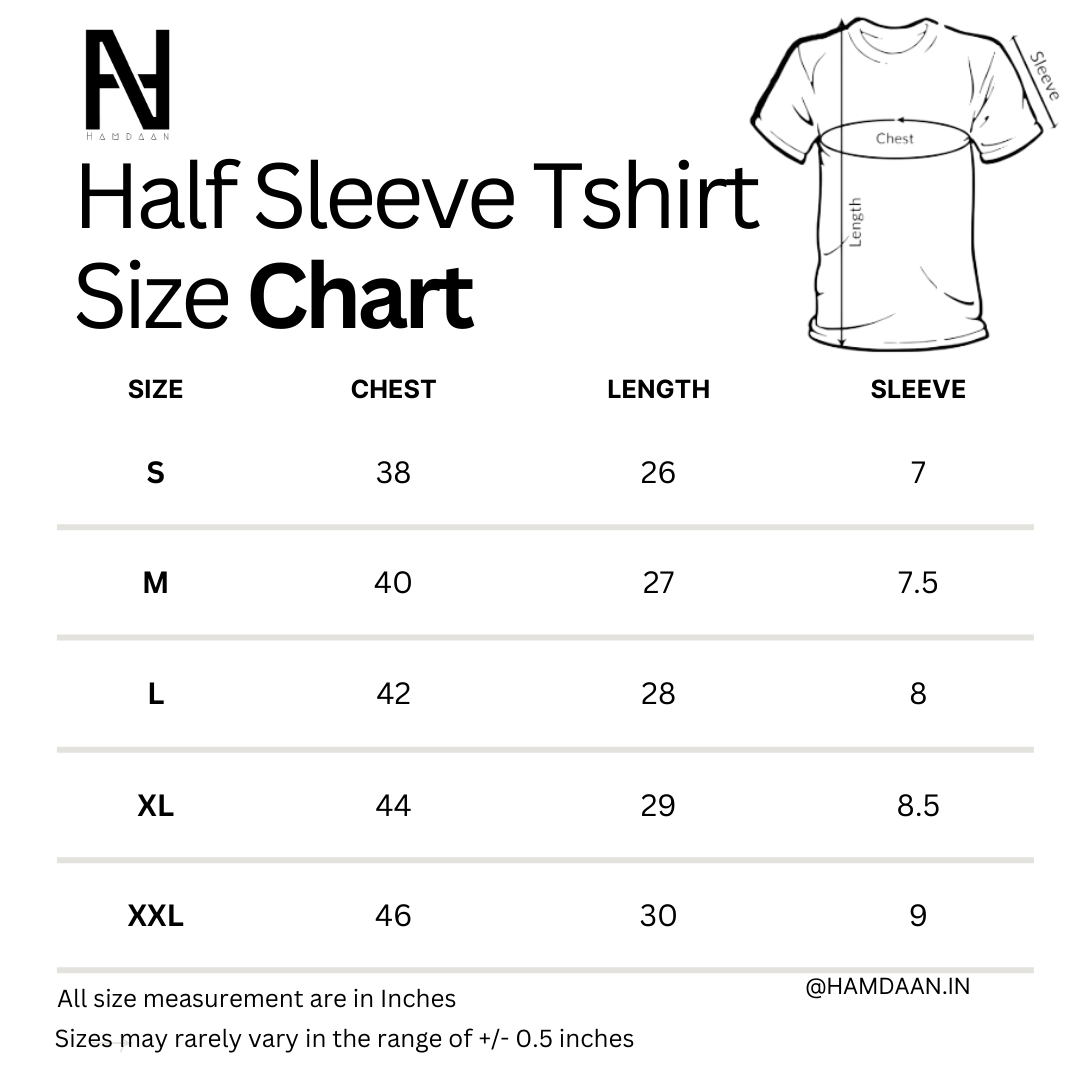 No Pain No Gain PP Half Sleeve Tshirt