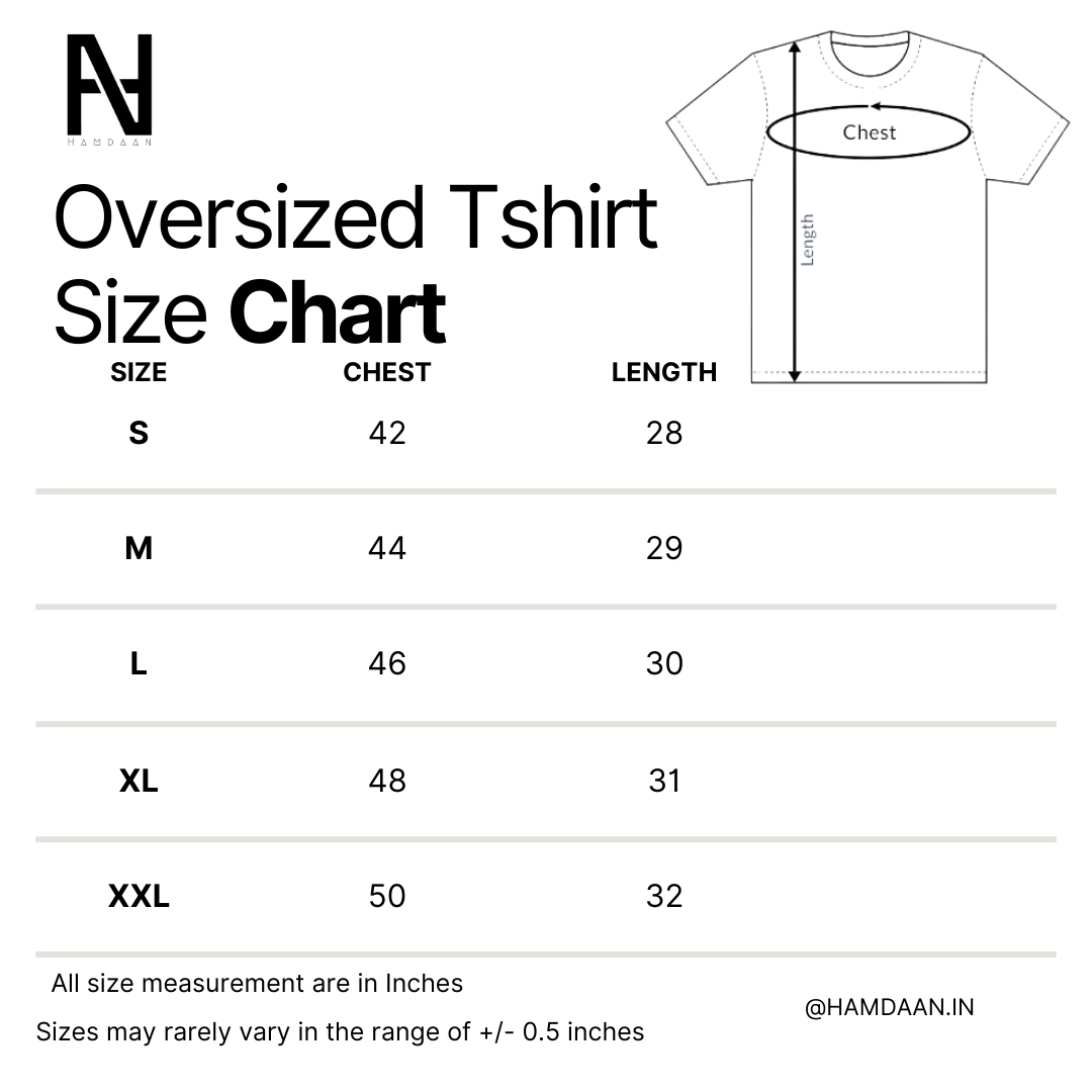 Sabr Patience Oversized Tshirt