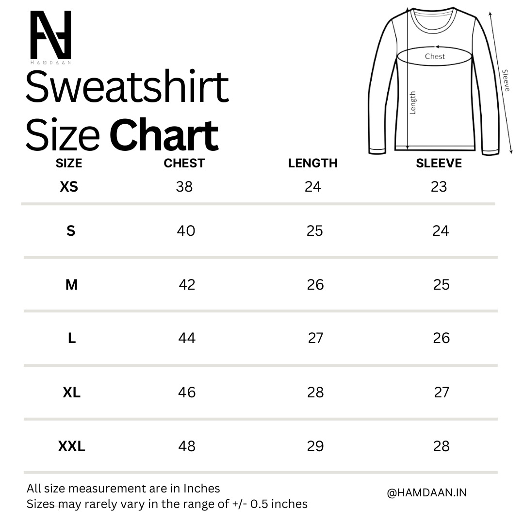 Sabr Patience Ranbow Print Sweatshirt