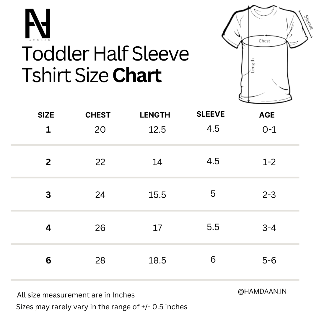 Pheli Eid Mubarak FB Toodler Half Sleeve Tshirt