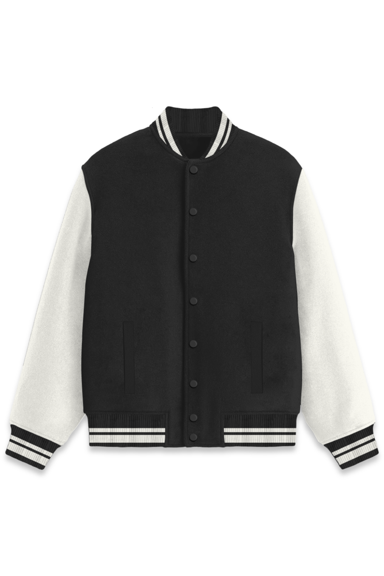 Varsity-Jacket-Plain-Black