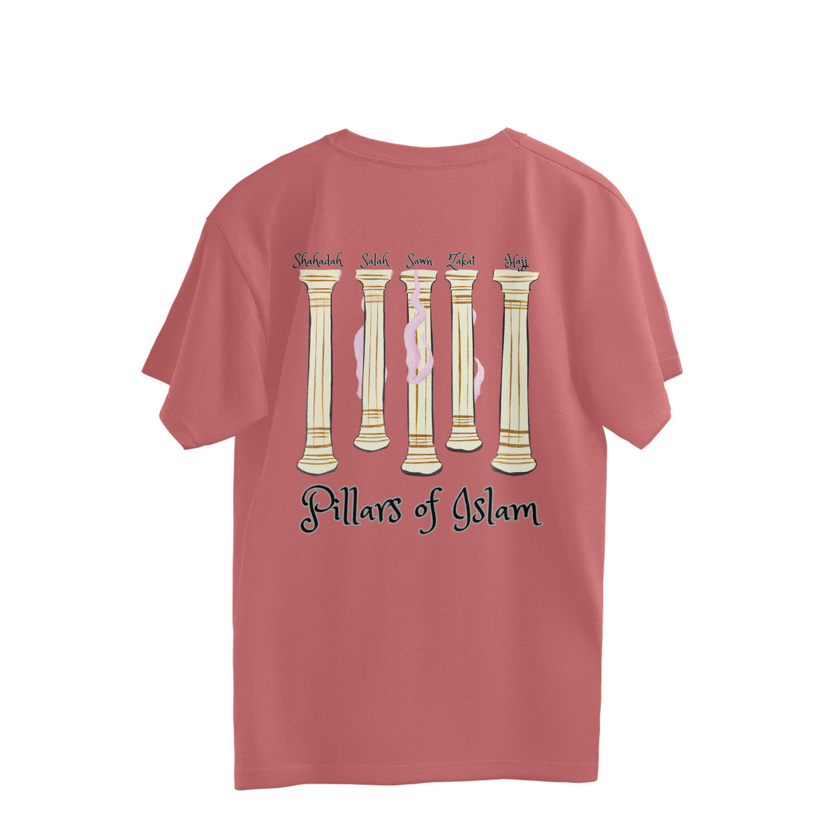 Five Pillars of Islam B Oversized Tshirt