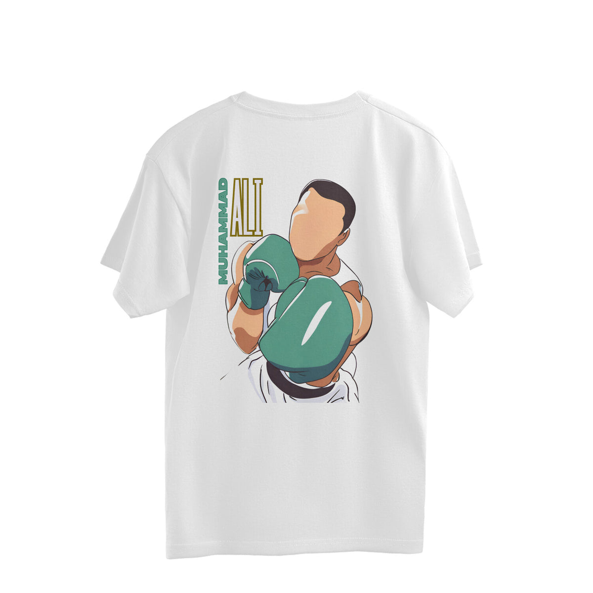 Muhammad Ali Butterfly Bee Quotation Oversized Tshirt
