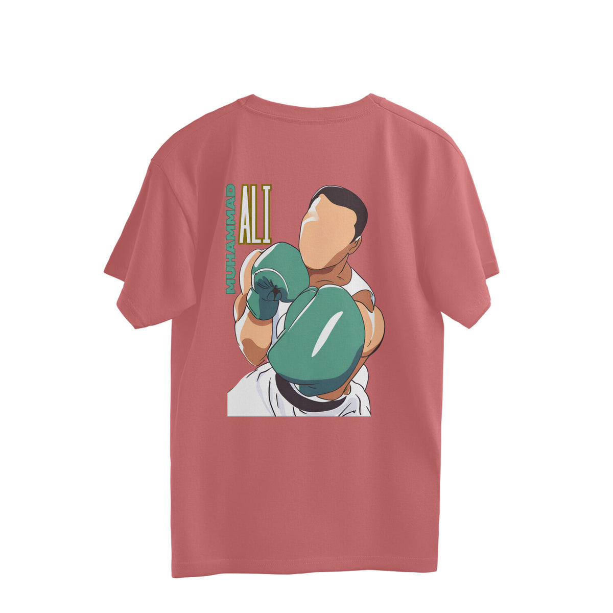 Muhammad Ali Butterfly Bee Quotation Oversized Tshirt