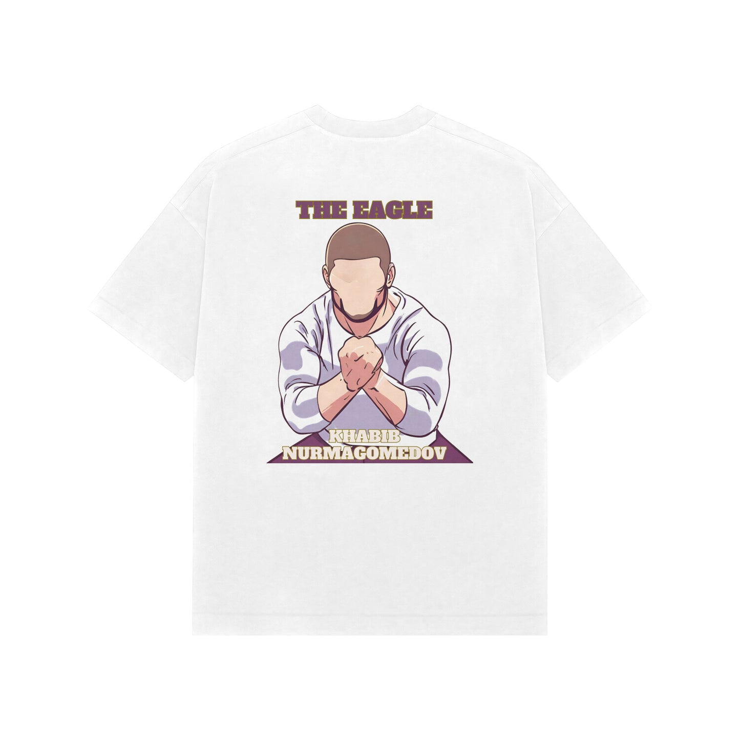 Khabib The Eagle Nurmagomedov French Terry Cotton Oversized Tshirt