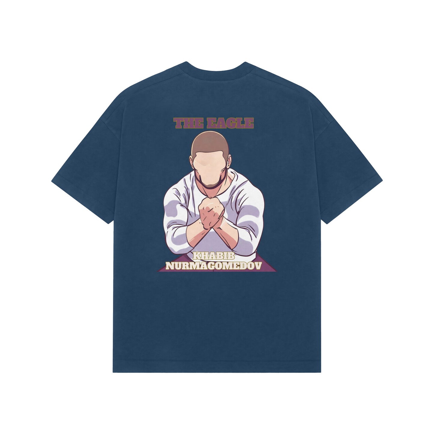 Khabib The Eagle Nurmagomedov French Terry Cotton Oversized Tshirt