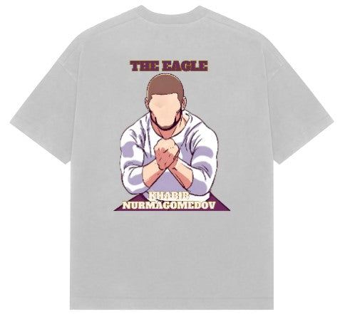 Khabib The Eagle Nurmagomedov French Terry Cotton Oversized Tshirt