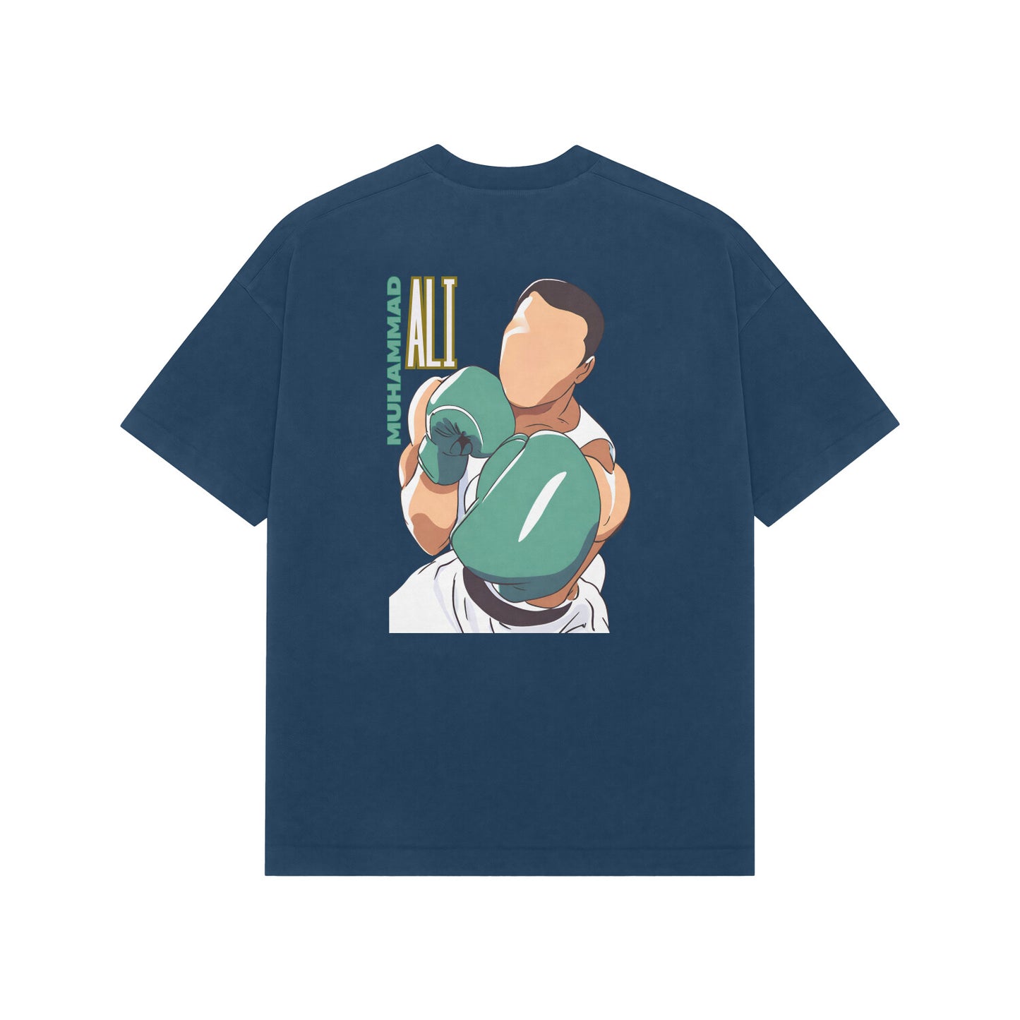 Muhammad Ali Float Like A Butterfly Sting Like A Bee French Terry Cotton Oversized Tshirt