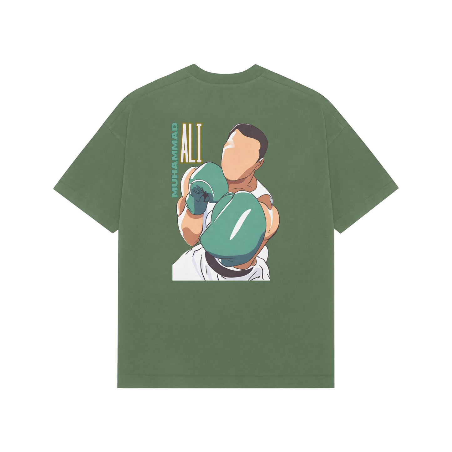 Muhammad Ali Float Like A Butterfly Sting Like A Bee French Terry Cotton Oversized Tshirt