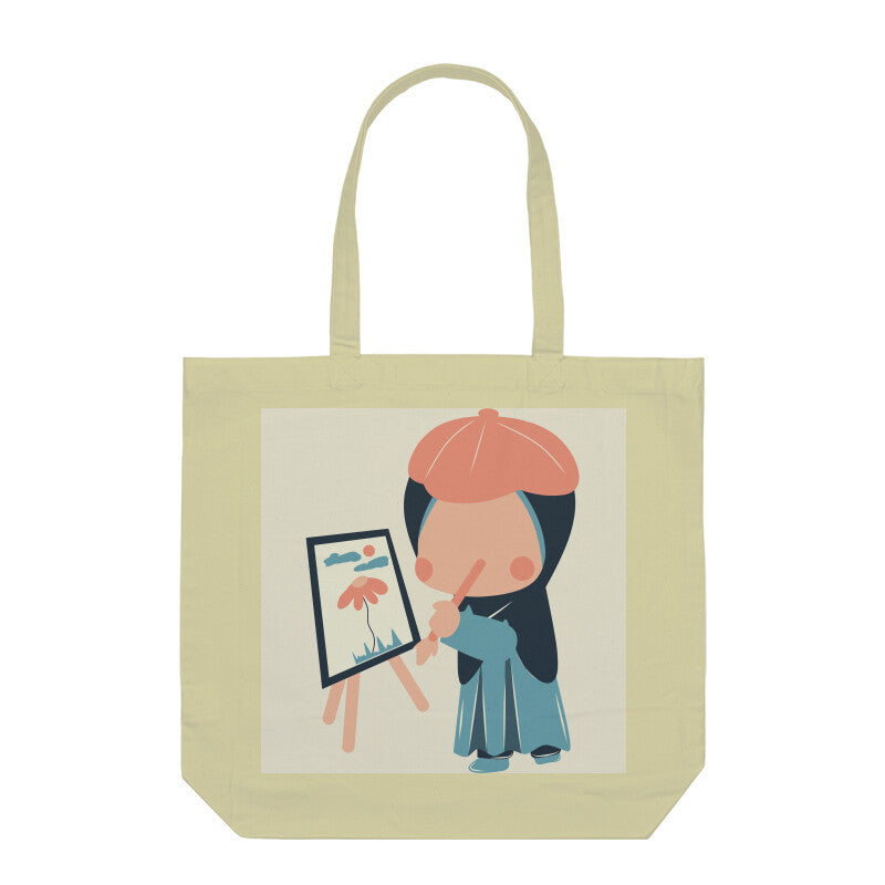 Hijabi Artist Tote Bag