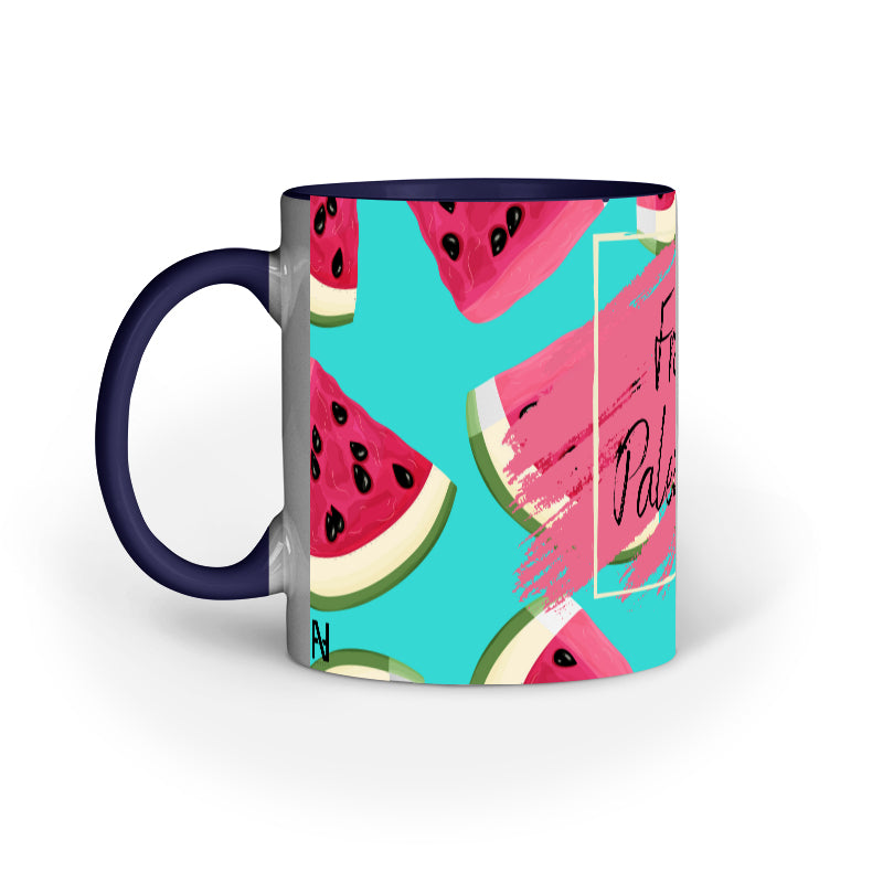 Watermelon Free Palestine Mug