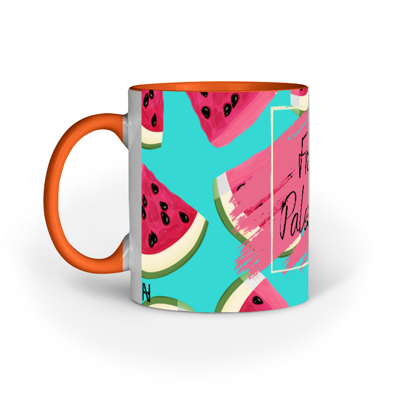 Watermelon Free Palestine Mug