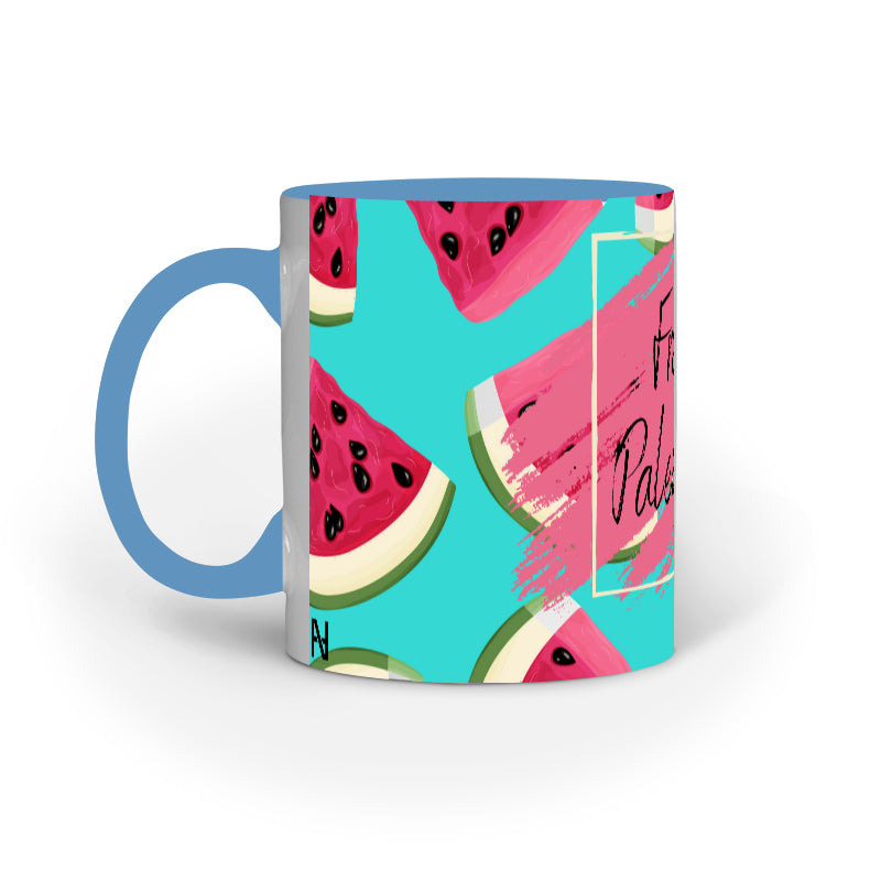 Watermelon Free Palestine Mug