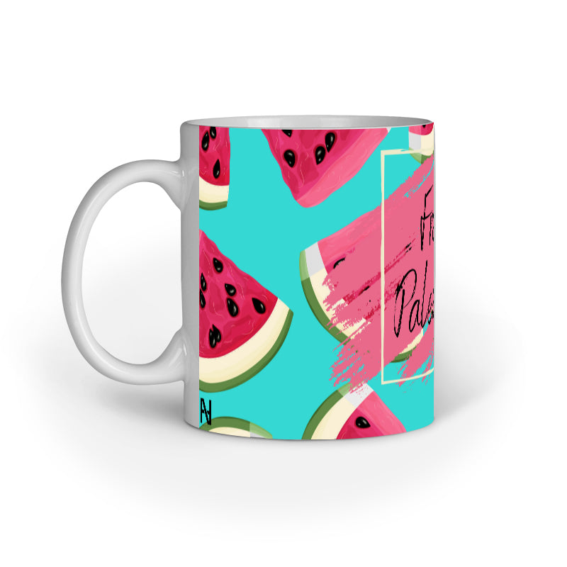 Watermelon Free Palestine Mug
