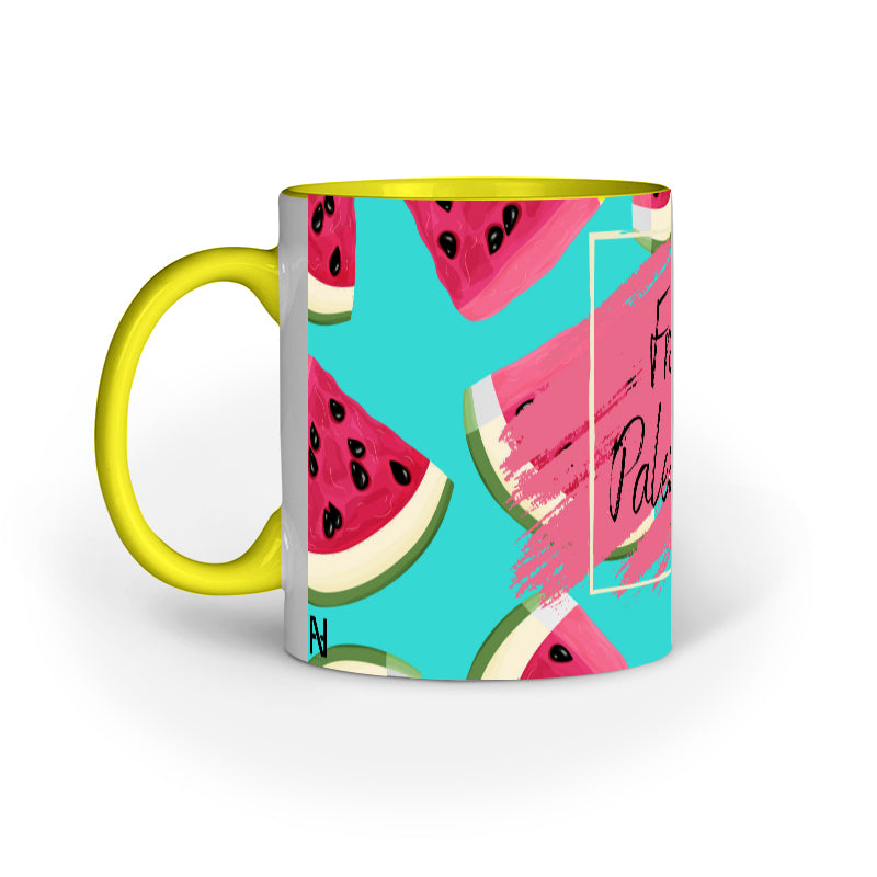 Watermelon Free Palestine Mug