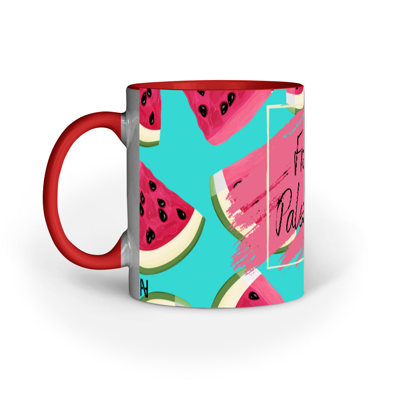 Watermelon Free Palestine Mug