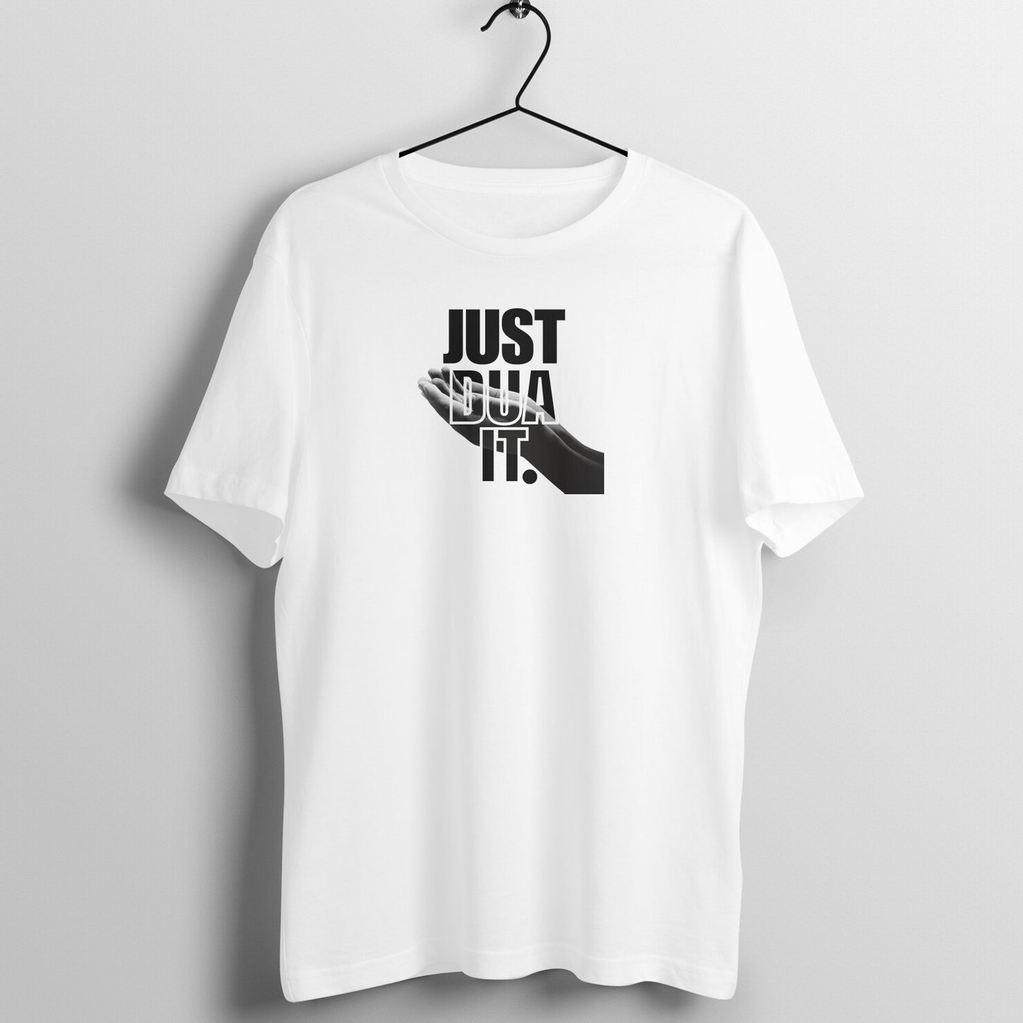 Just Dua It BW Half Sleeve Tshirt