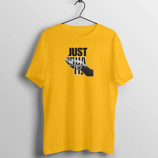 Just Dua It BW Half Sleeve Tshirt