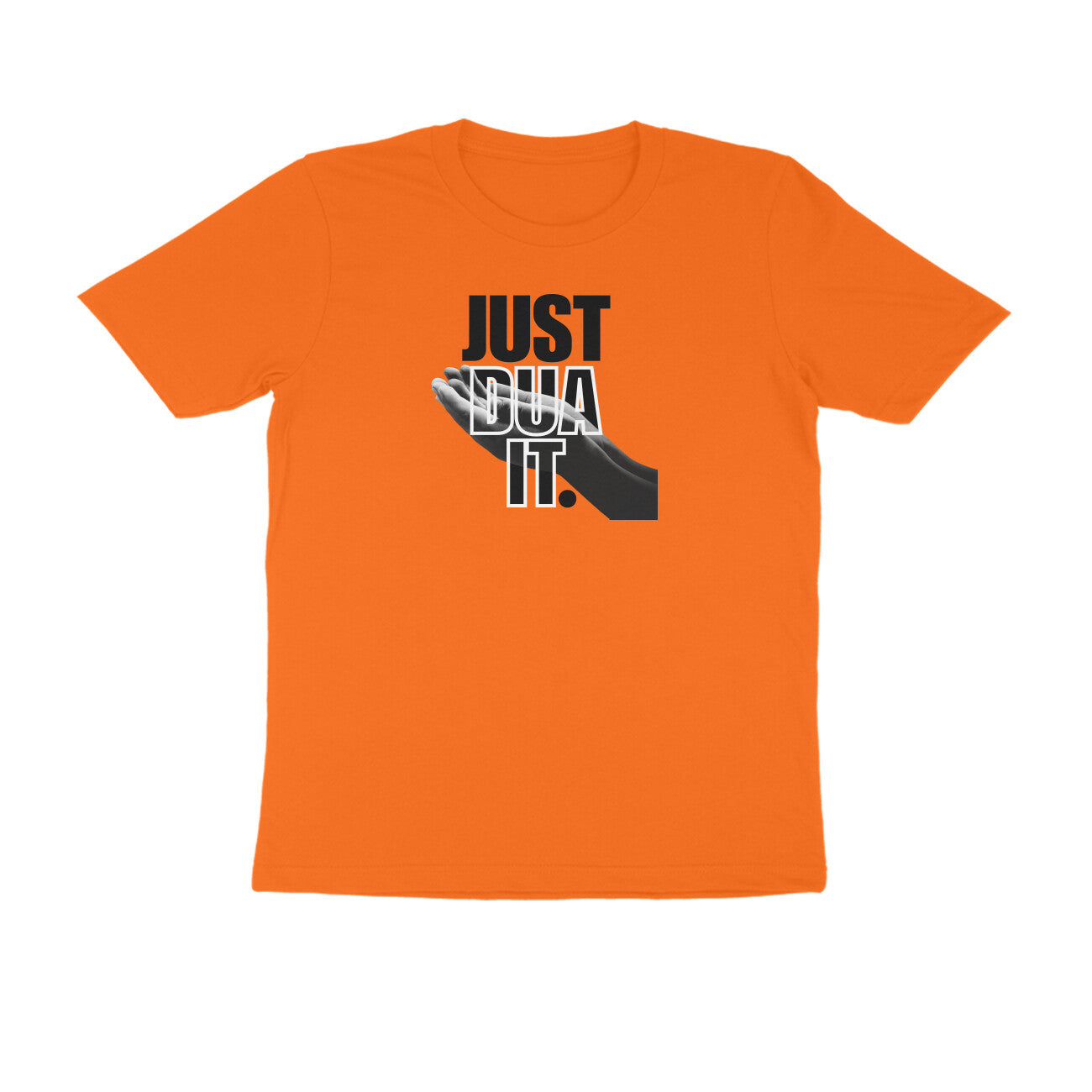 Just Dua It BW Half Sleeve Tshirt