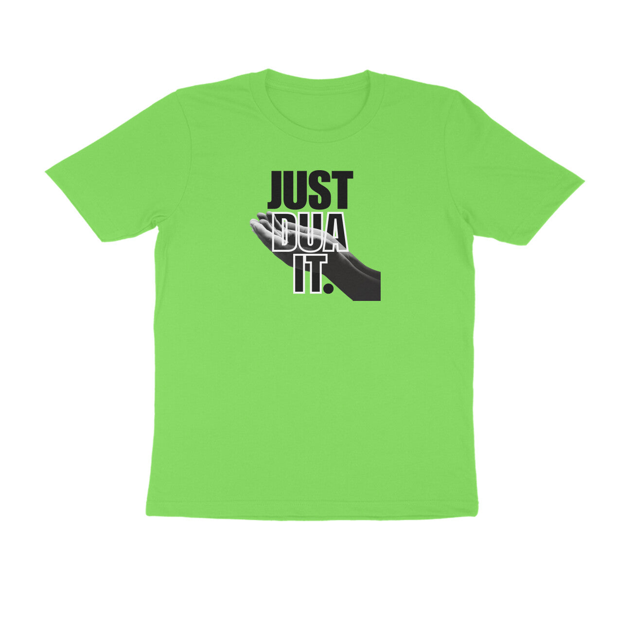 Just Dua It BW Half Sleeve Tshirt
