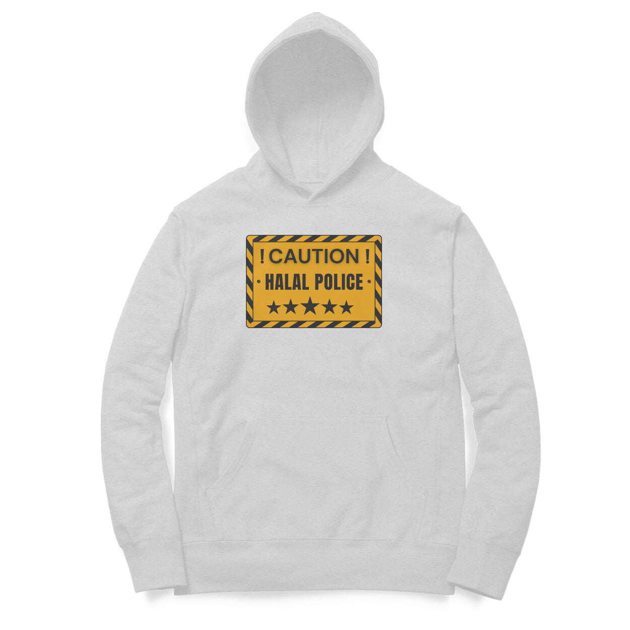 Caution Halal Police Hoodie