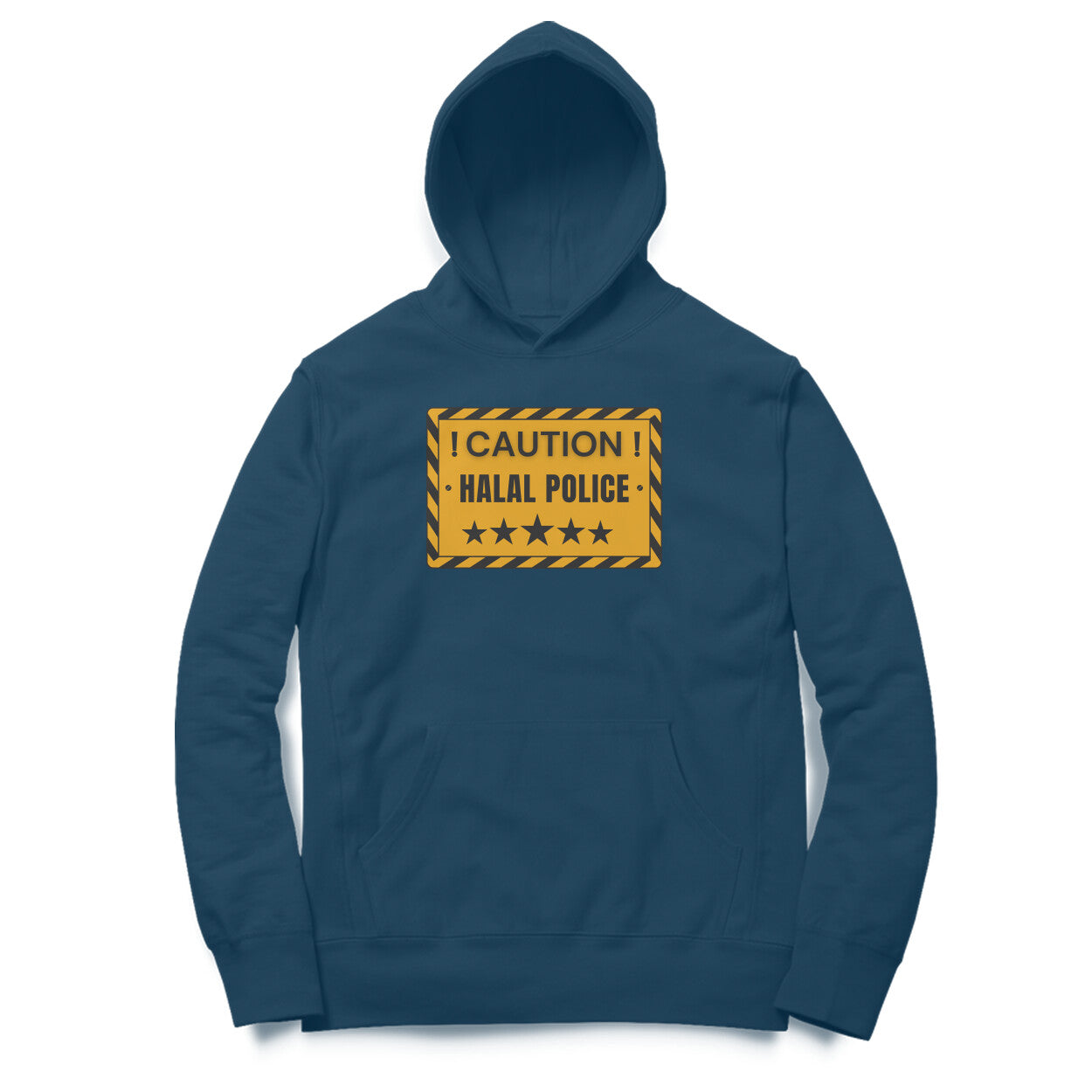 Caution Halal Police Hoodie