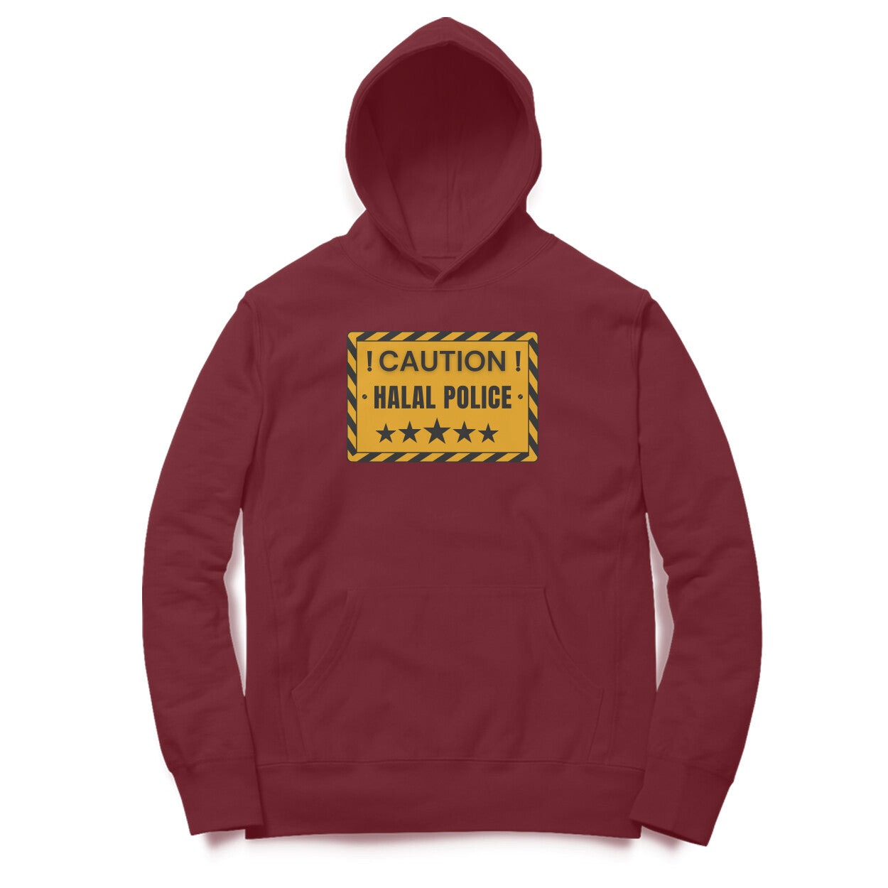 Caution Halal Police Hoodie