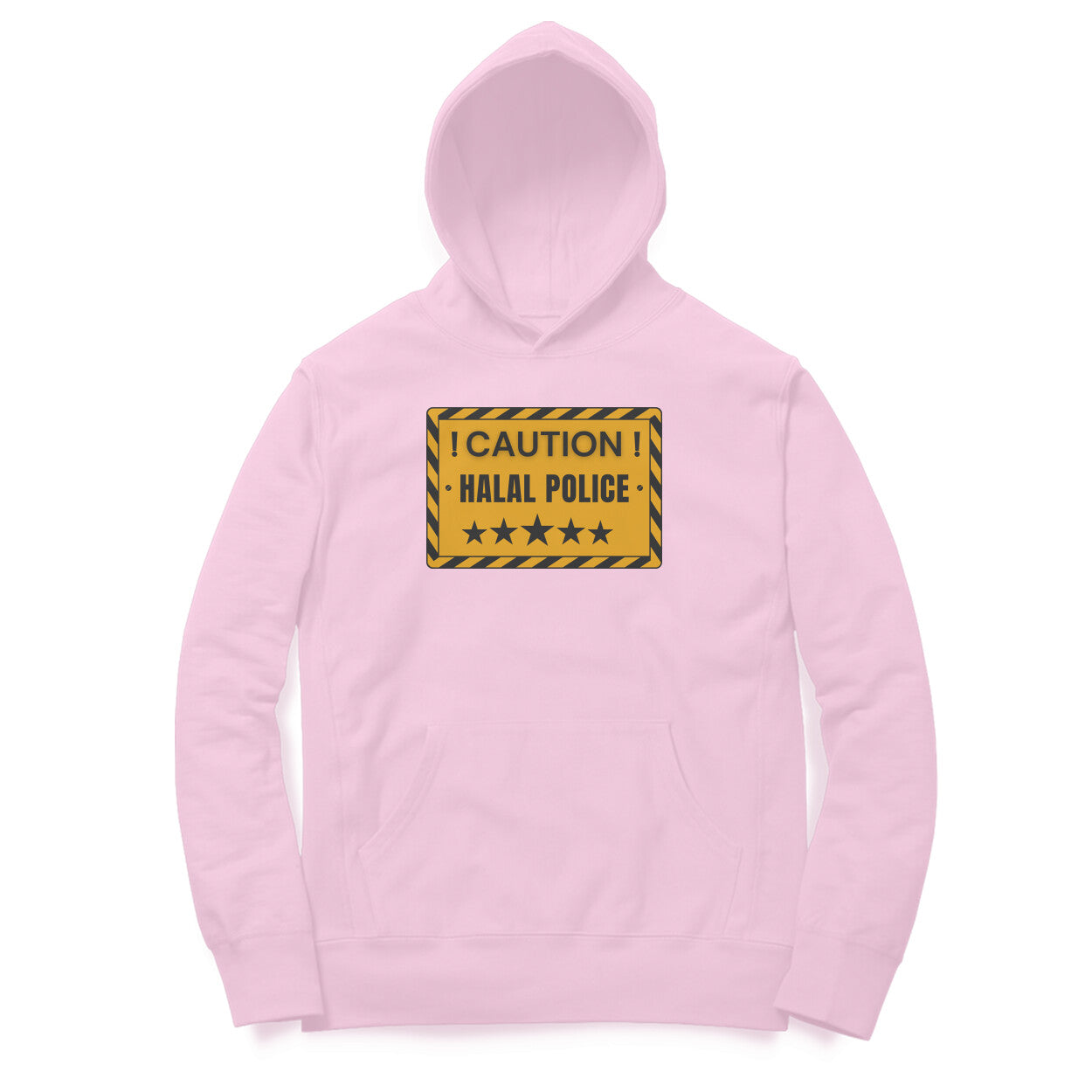 Caution Halal Police Hoodie