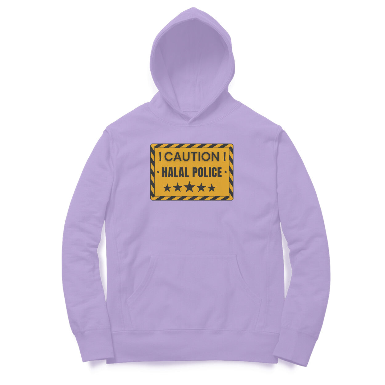Caution Halal Police Hoodie