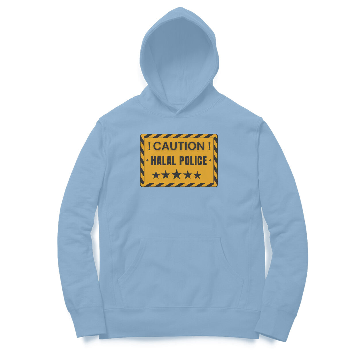 Caution Halal Police Hoodie