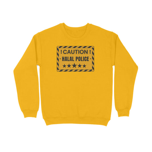 Caution Halal Police Sweatshirt