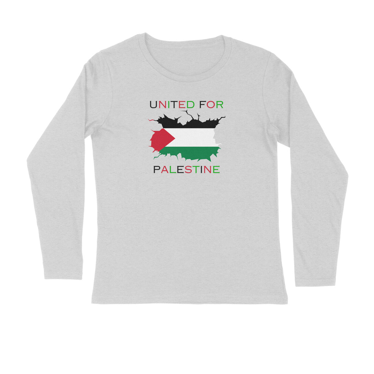United For Palestine Full Sleeve Tshirt