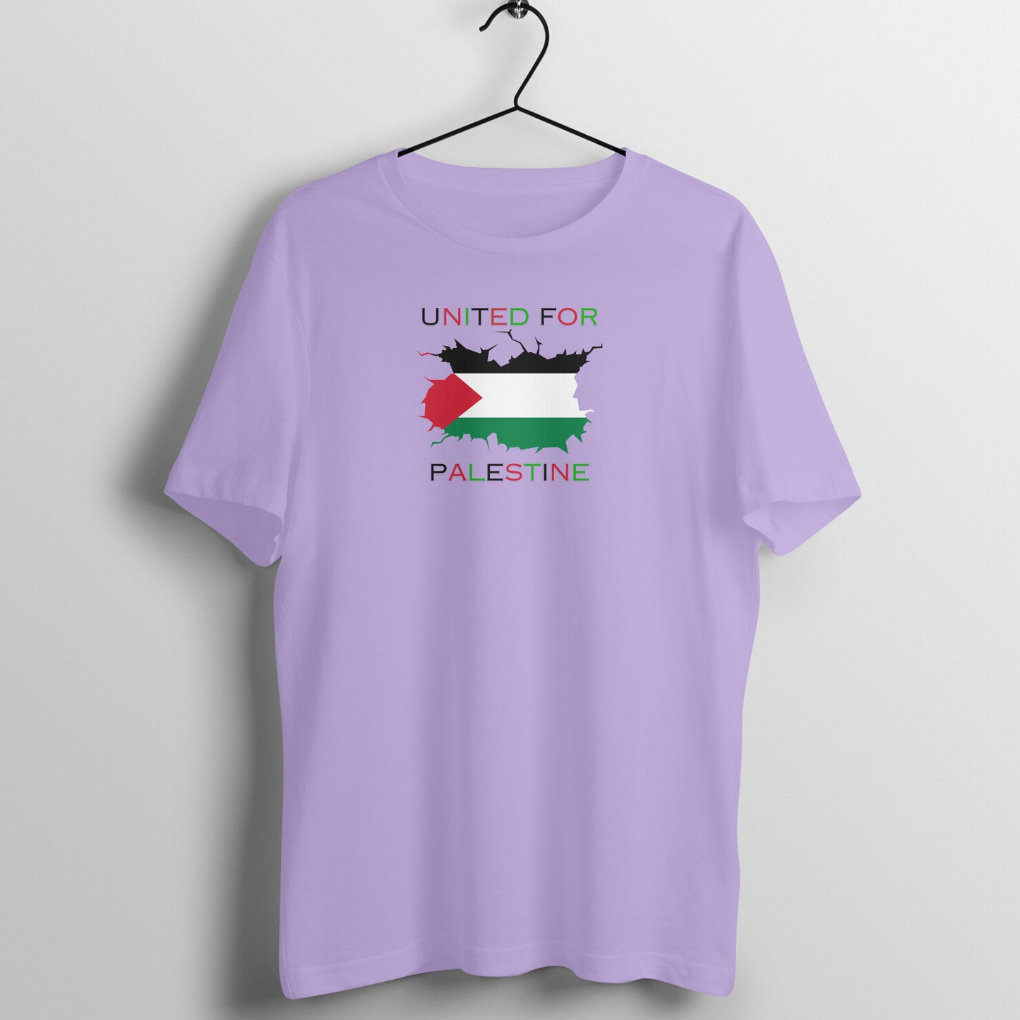 United For Palestine Half Sleeve Tshirt