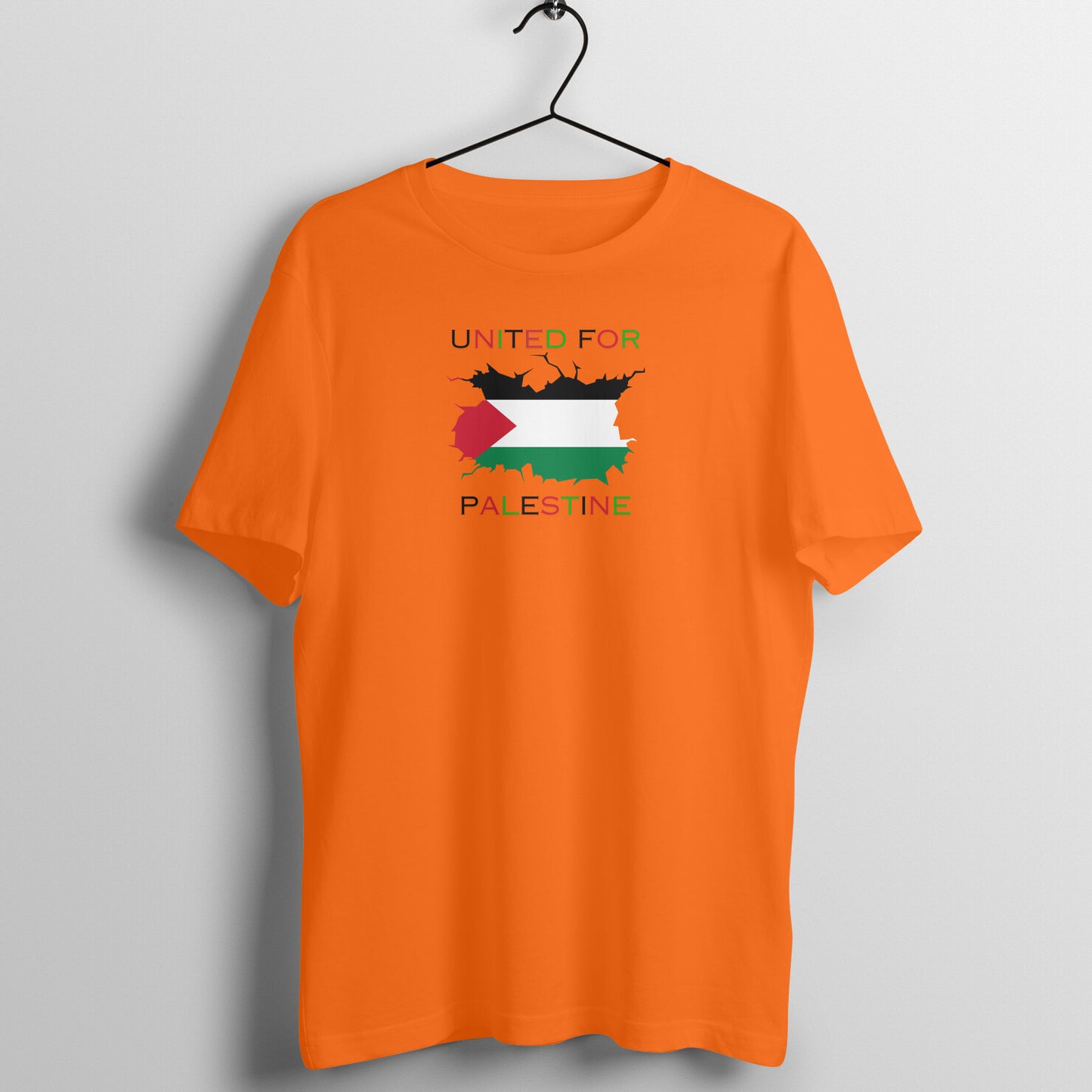 United For Palestine Half Sleeve Tshirt