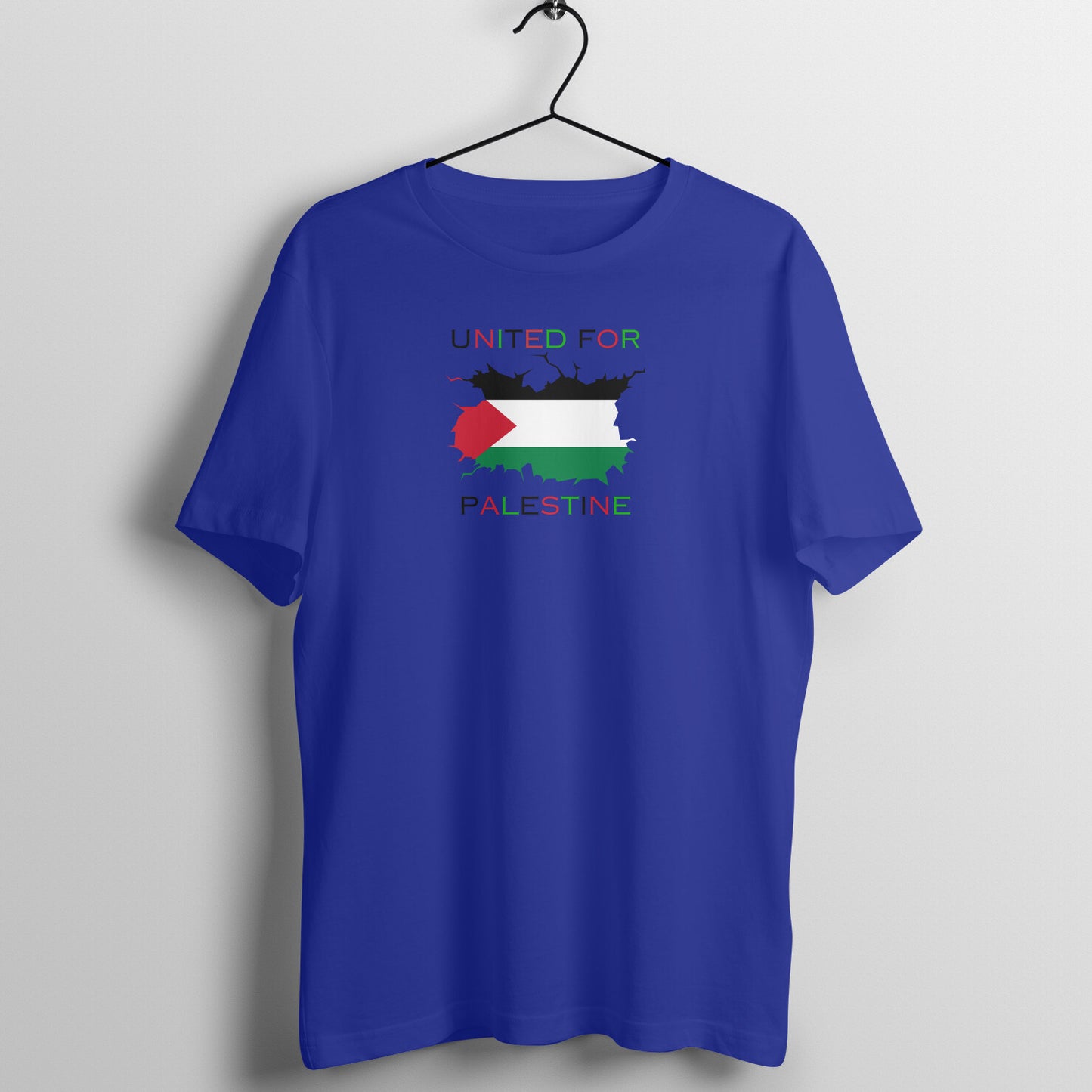 United For Palestine Half Sleeve Tshirt