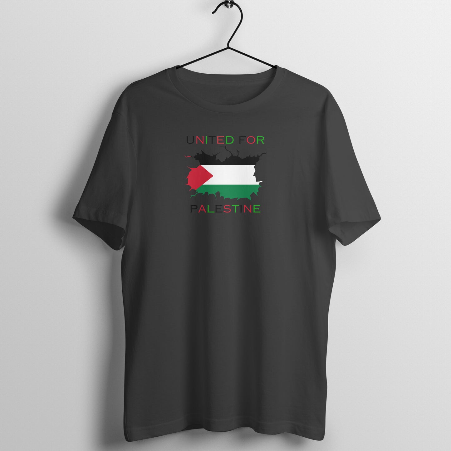 United For Palestine Half Sleeve Tshirt