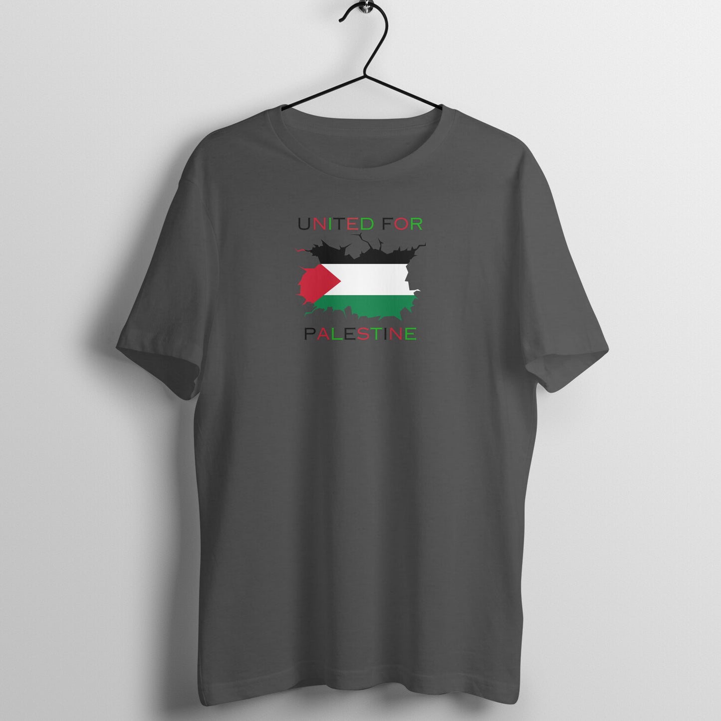 United For Palestine Half Sleeve Tshirt